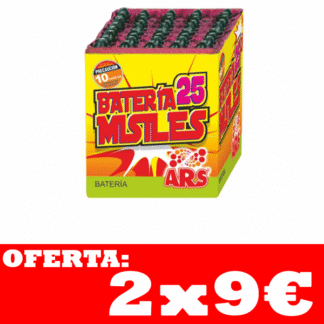 BATERÍA 25 MISILES